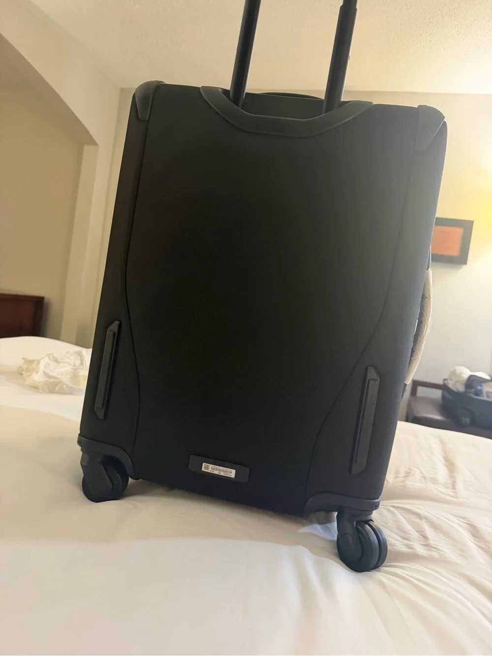 Tumi Merge Continental Front Lid 4 Wheeled Carry on Grey/Black